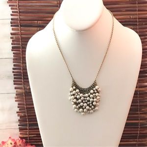 J. Crew Cluster Pearl Necklace